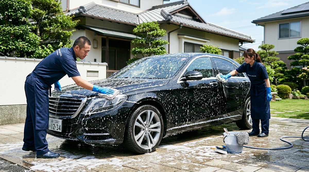 プロが教える手洗い洗車の基本 – 5つのステップで愛車を傷つけずに洗う方法